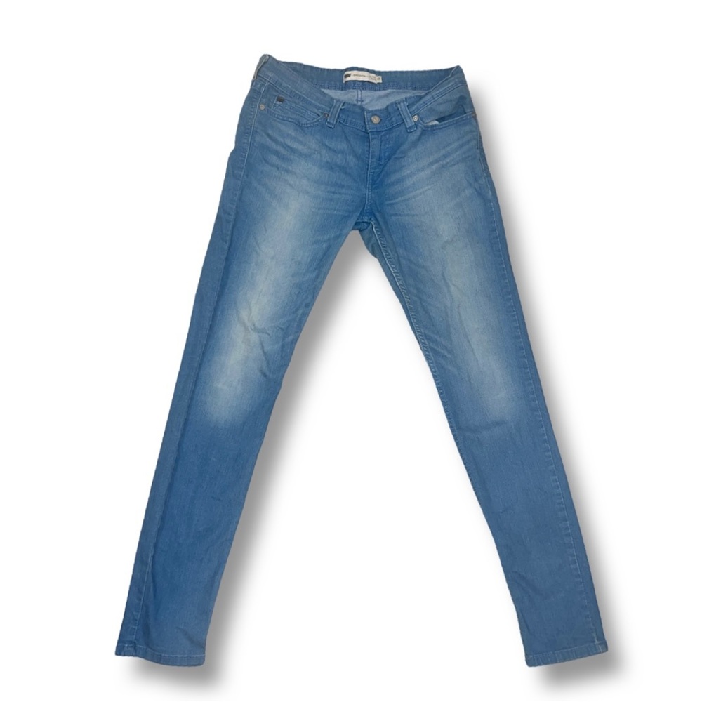 Ocean Blue Skinny Levi Jeans - Picture 4 of 5